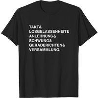 T-shirt d'équitation Dressage German Training Scale pour hommes — T-shirts pour hommes