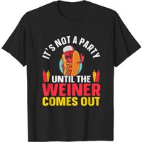 T-shirt Weiner Sausage BBQ Hotdog Fast Food pour hommes