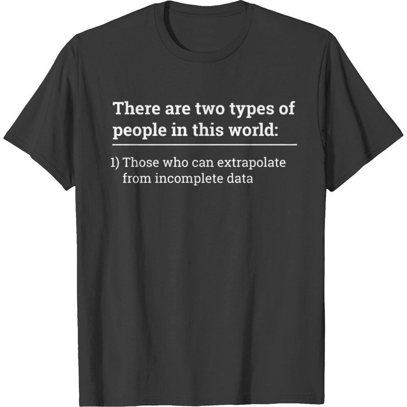 T-shirt pour hommes : Deux types de personnes peuvent extrapoler — T-shirts pour hommes