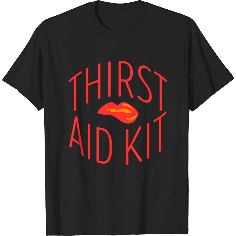 T-shirt Logo Thirst Aid Kit pour hommes en noir — T-shirts pour hommes