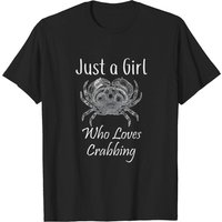 Crab Just A Girl Who Loves Crabbing T-Shirt pour hommes — T-shirts pour hommes
