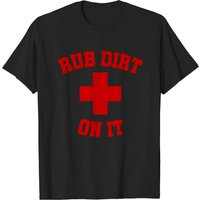 T-shirt pour hommes Rub Dirt On It inspiré du baseball
