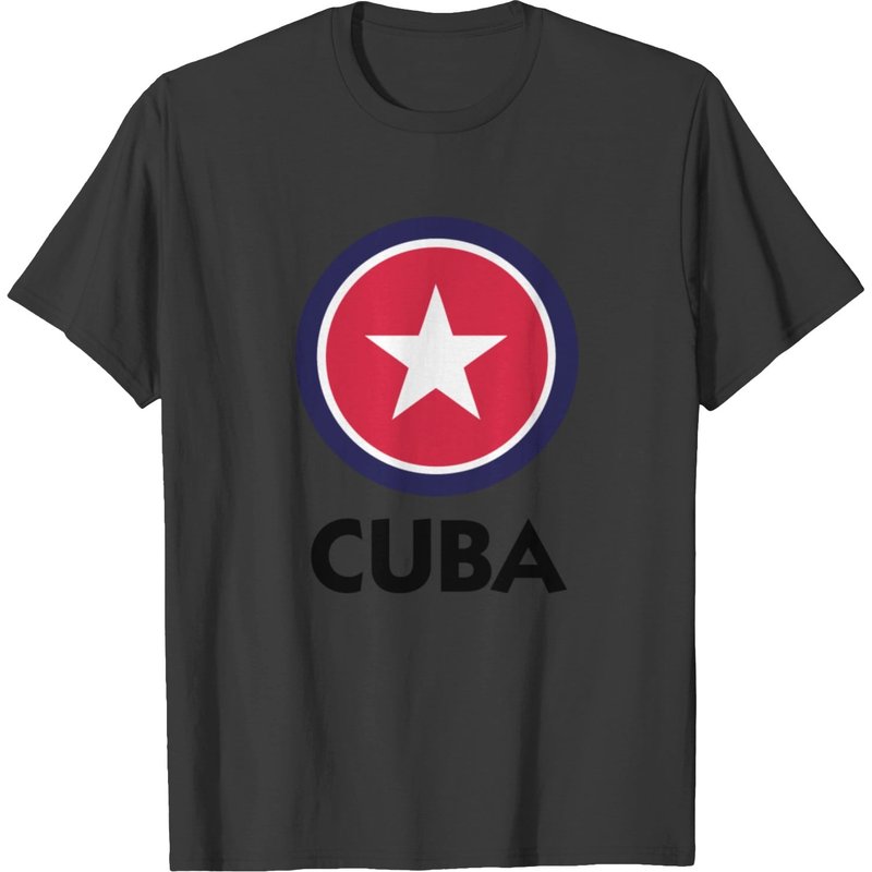 Communist Cuba T-shirt for Men in Ash — Mens T Shirts