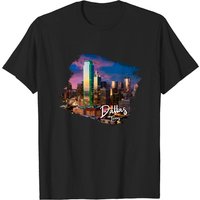 Dallas Texas Skyline T-Shirt for Men