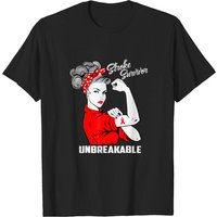 Stroke Survivor Unbreakable T-Shirt for Men - Black
