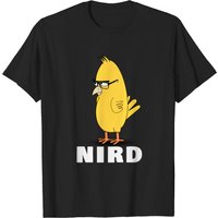 Nird Bird Nerd Men's T-Shirt in Black