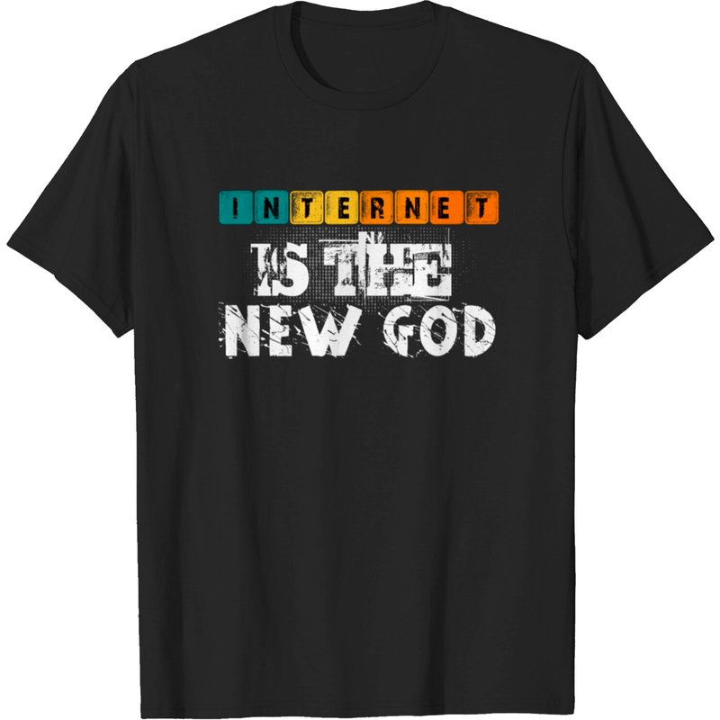 T-shirt Syntheism Atheism Religion God Internet Spirit pour hommes — T-shirts pour hommes