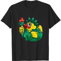 Statue of Liberty Rubber Duck T-Shirt for Men