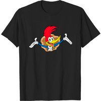 Woodypecker Men's T-Shirt in Black