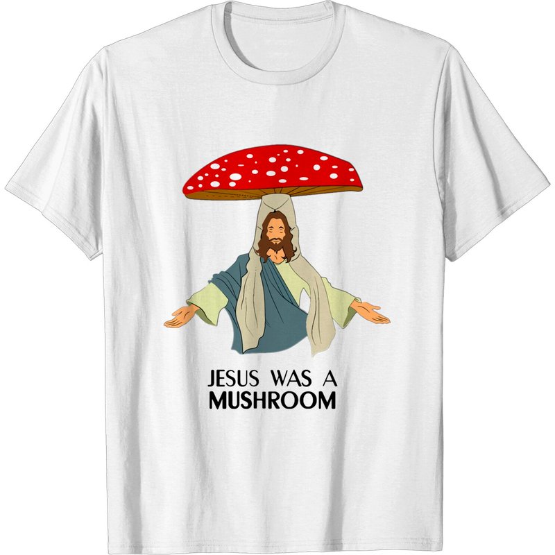 T-shirt Jésus Était Un Champignon Athée pour Hommes — T-shirts pour hommes