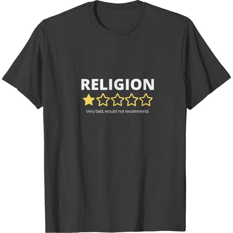 T-shirt pour hommes Religion - Très mauvais, ne recommande pas — T-shirts pour hommes