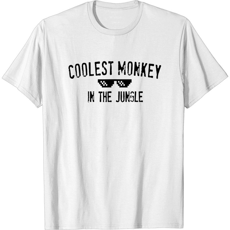 T-shirt Thug Coolest Monkey In The Jungle - Coupe Classique pour Hommes