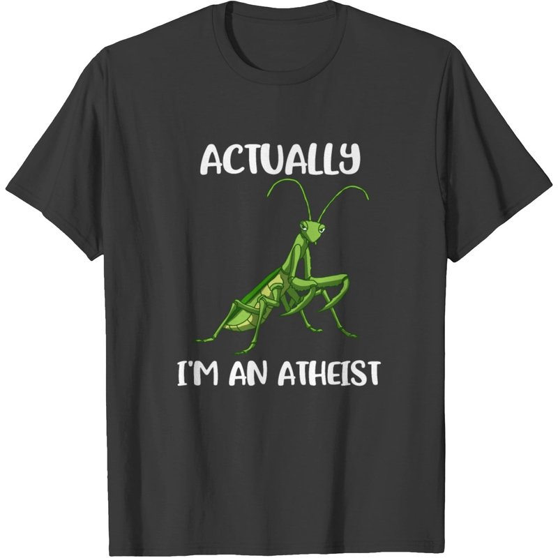 T-shirt Praying Mantis Atheist pour hommes — T-shirts pour hommes
