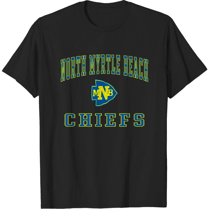 T-shirt pour hommes Chiefs C1 de l'école secondaire North Myrtle Beach