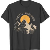 T-shirt Pnw Pacific Northwest North West Mountain pour hommes — T-shirts pour hommes
