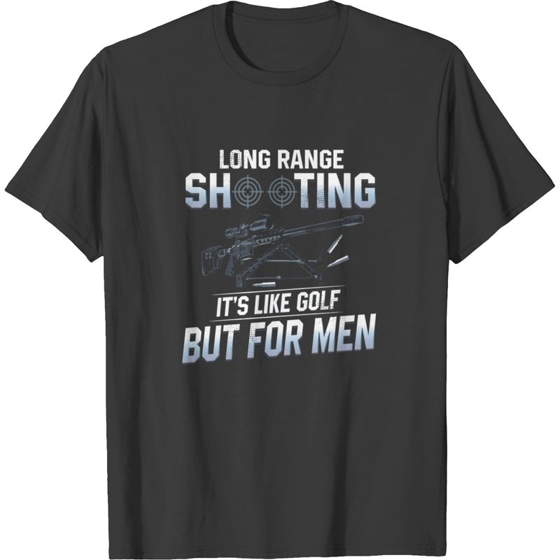 T-shirt Long Range Shooting It's Like Golf But For Men — T-shirts pour hommes