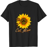 T-shirt Sunflower Cat Mom pour hommes