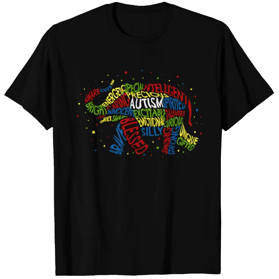 T-shirt de sensibilisation à l'autisme pour hommes - Noir — T-shirts pour hommes