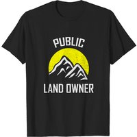 T-Shirt Public Land Owner pour Hommes — T-shirts pour hommes