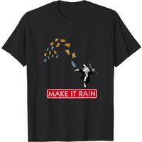 T-shirt Make It Rain Monopoly pour hommes en noir