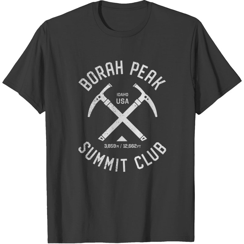 T-shirt pour hommes Borah Peak Summit Club I Climbed Borah Peak — T-shirts pour hommes