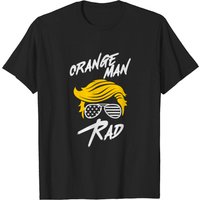 T-shirt Orange Man Rad Parody Of Bad pour hommes — T-shirts pour hommes