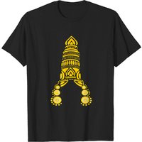 Vishnu Crown T-shirt for Men in Black
