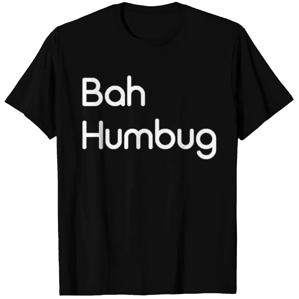 Bah Humbug Men's T-Shirt in Black