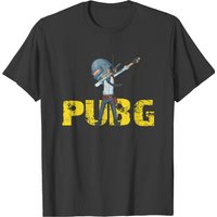 T-Shirt Pubg pour hommes en noir