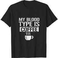 Mon groupe sanguin est le café - T-shirt pour hommes — T-shirts pour hommes