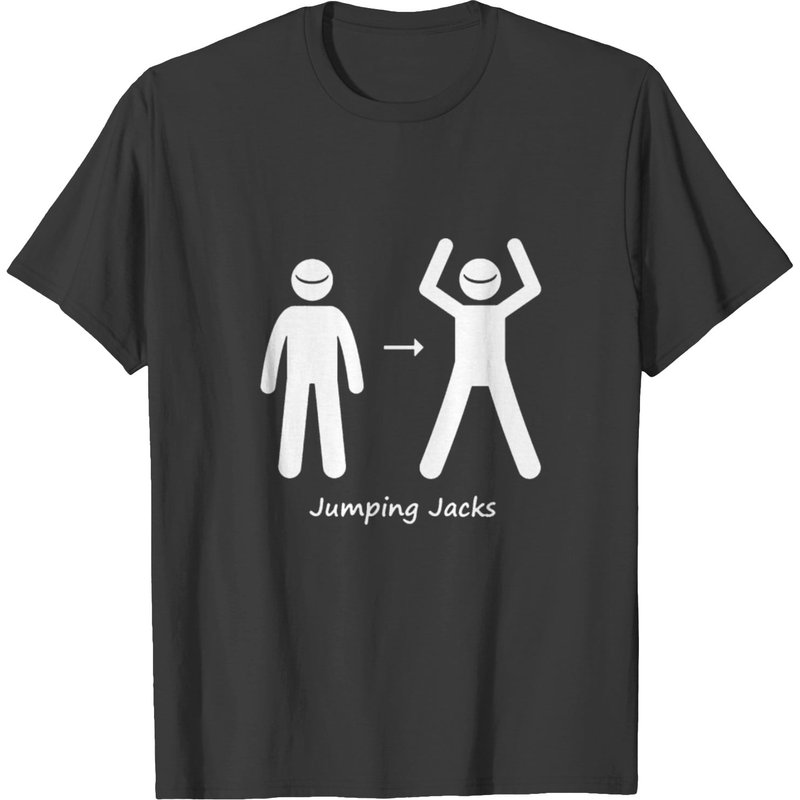 T-shirt pour hommes Jumping Jacks - Noir