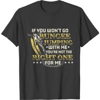 T-shirt de saut à l'élastique pour hommes en noir