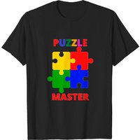 T-shirt Puzzle Master pour hommes - Noir — T-shirts pour hommes