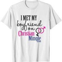 T-shirt pour hommes I Met My Boyfriend On ChristianMingle.com — T-shirts pour hommes