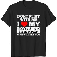 T-shirt Ne Flirtez Pas Avec Moi, J'aime Mon Copain — T-shirts pour hommes