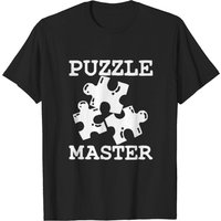 Puzzle Master T-Shirt for Men - Black