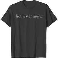 T-shirt pour hommes Hot Water Music en noir — T-shirts pour hommes