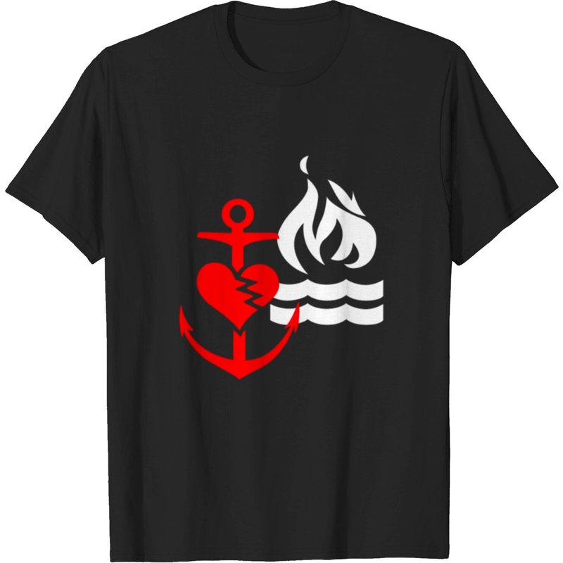 Bouncing Souls Hot Water T-Shirt for Men in Black