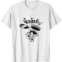 Nervous Records Vintage Hip Hop Black Moon T-Shirt for Men