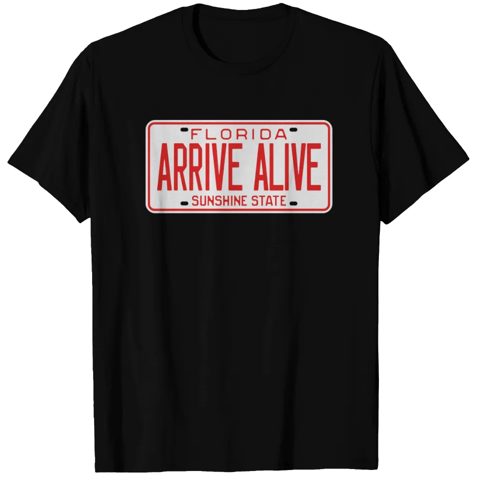 T-shirt Arrive Alive pour hommes en noir — T-shirts pour hommes