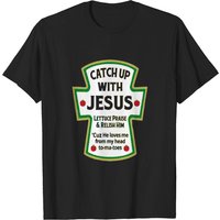 T-shirt Catchup With Jesus pour hommes — T-shirts pour hommes