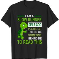 T-shirt pour hommes Slow Runner Turtle Running
