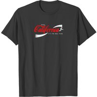 T-shirt pour hommes Enjoy California Cola Parody Logo Coke