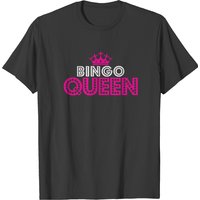 Bingo Queen Pink Crown T-shirt for Men — Mens T Shirts