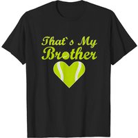 Tennis Heart - T-shirt Cadeau Frère Sœur pour Hommes