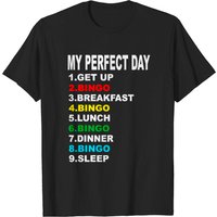 T-shirt My Perfect Tag Bingo pour hommes en noir