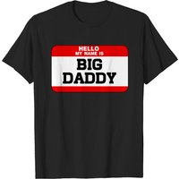 T-shirt Big Daddy avec étiquette pour hommes