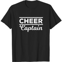 Cheer Captain T-Shirt for Men in Black