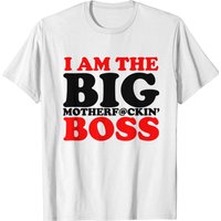 Im The Boss T-Shirt for Men in White