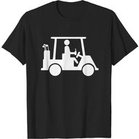 T-shirt Golf Cart pour hommes en noir — T-shirts pour hommes
